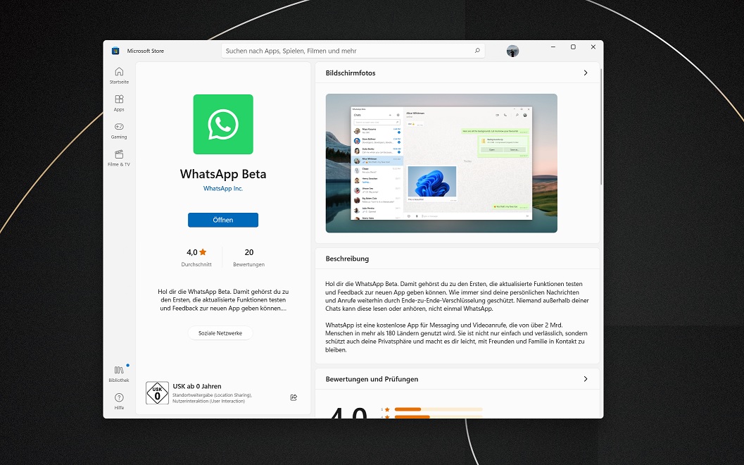WhatsApp UWP steht nun als Beta zum Download bereit