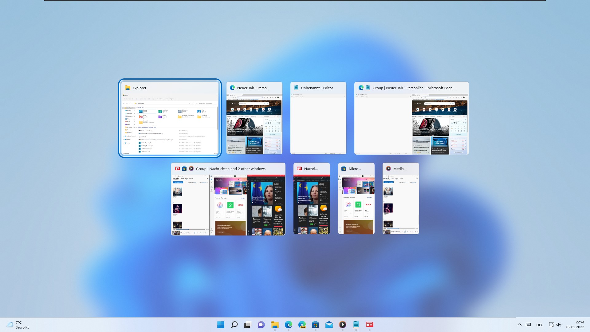 Windows 11 22H2 mit Überlaufmenü & neuem "Öffnen mit"-Dialog