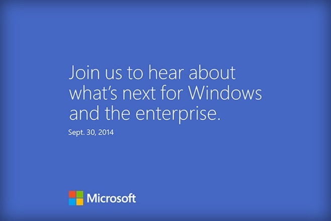 Microsoft lädt zur Pressekonferenz am 30. September